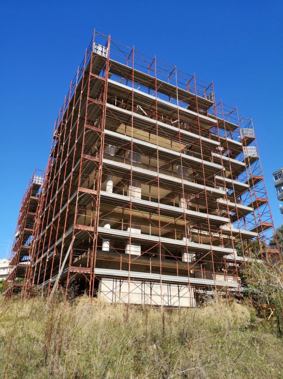 Residential building under construction in Reggio Calabria