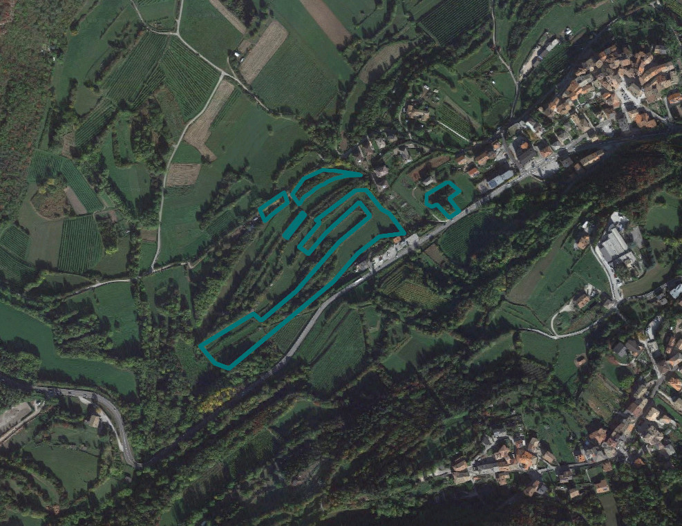 Terrains constructibles à Trento - Hameau de Vigolo Baselga