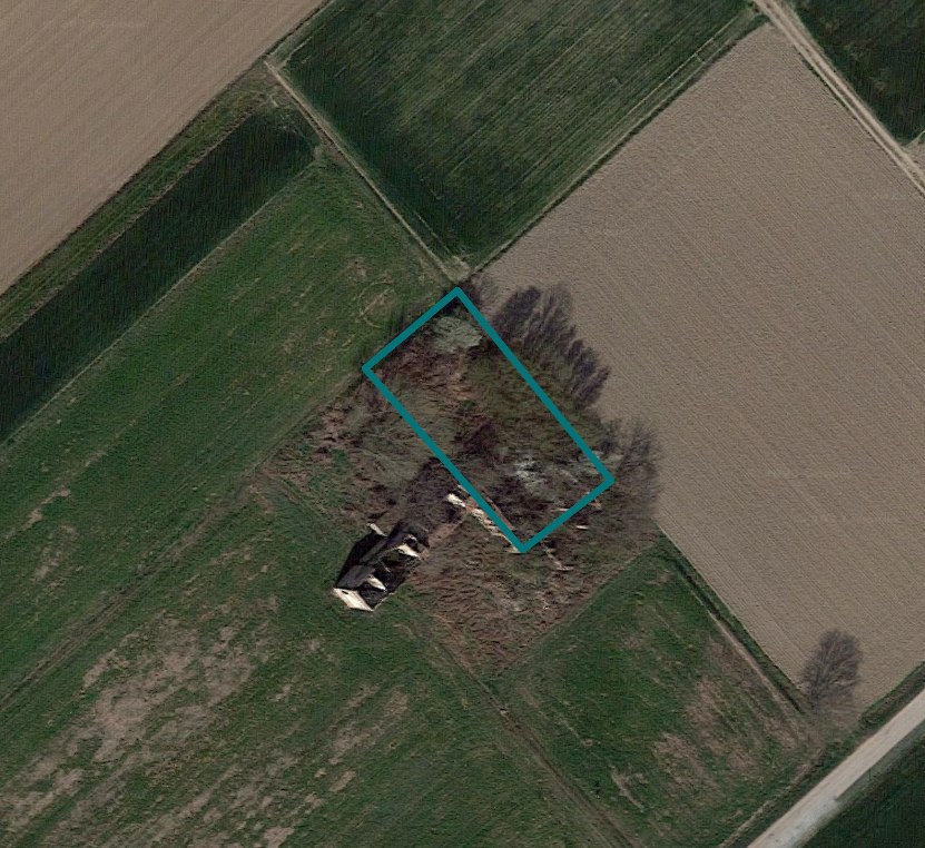 Terreno agricolo e porzione di fabbricato diruto in Castagnaro VR LOTTO B6 00008
