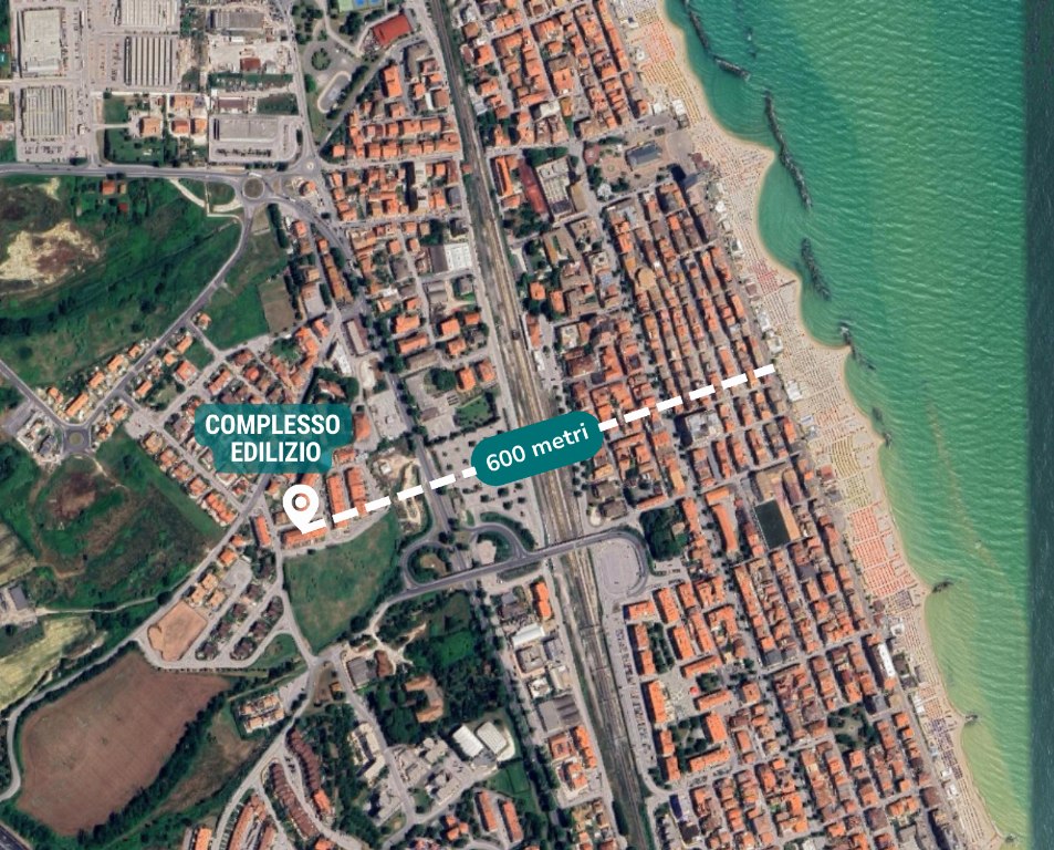 Wooncomplex in Porto Recanati (MC) - Locatie Montarice - GEBOUW B2