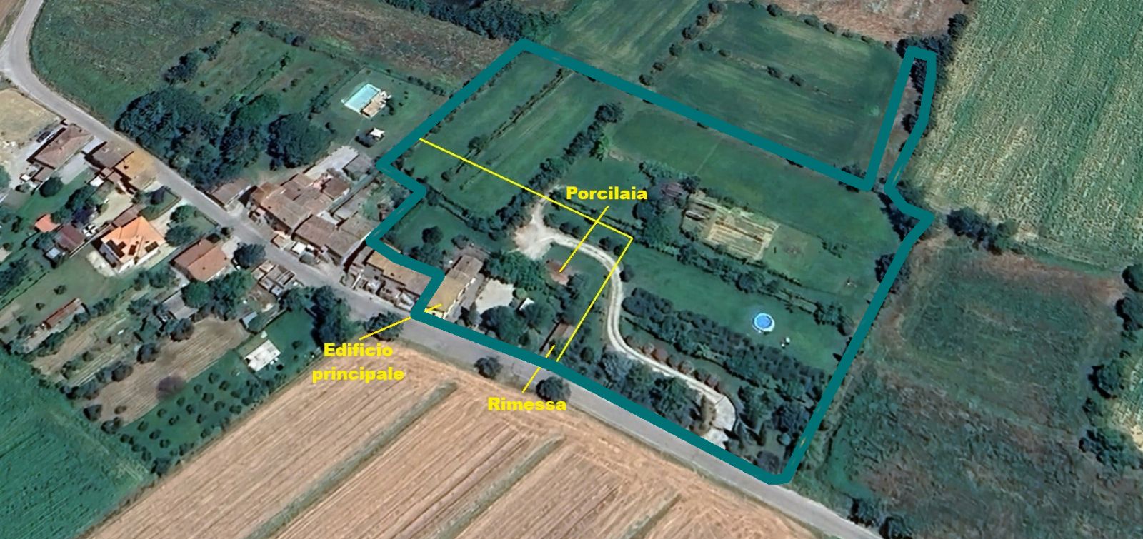 Abitazione con annessi e terreno a Cortona (AR) - LOTTO 1