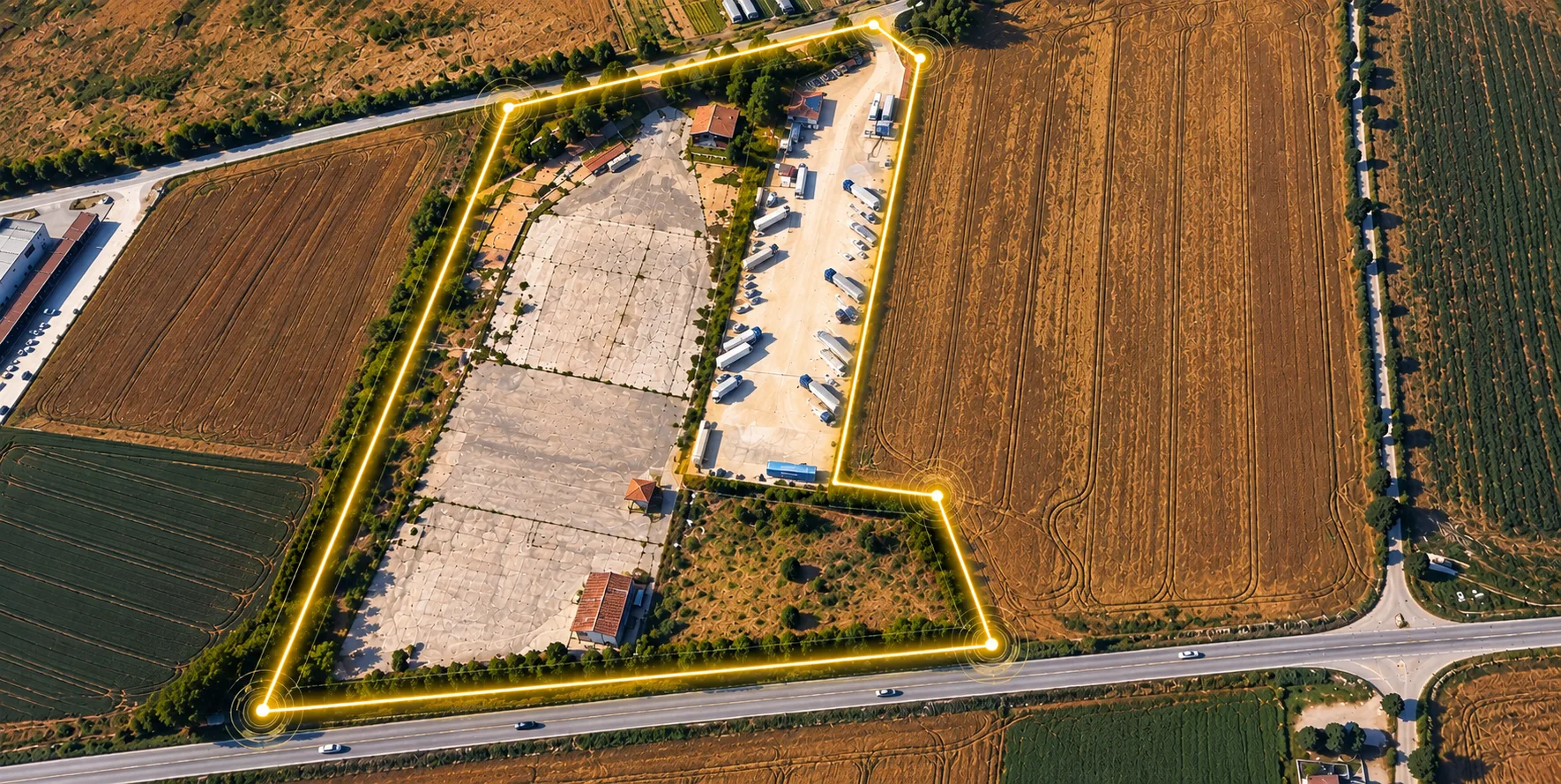 Grape pomace storage complex at Cerro Alto, Marsciano (PG)